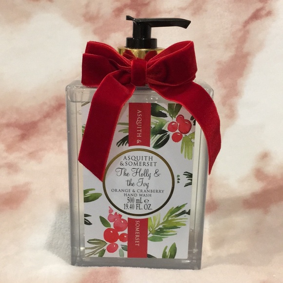 Asquith Somerset The Holly The Ivy Scented Orange Cranberry Hand Soap NWT 19.40o - Picture 1 of 16